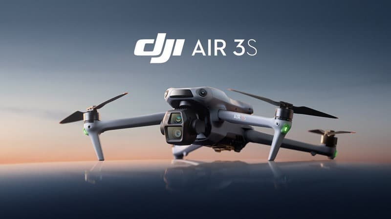 Thiết kế DJI Air 3S gọn nhẹ và tối ưu ổn định khi bay
