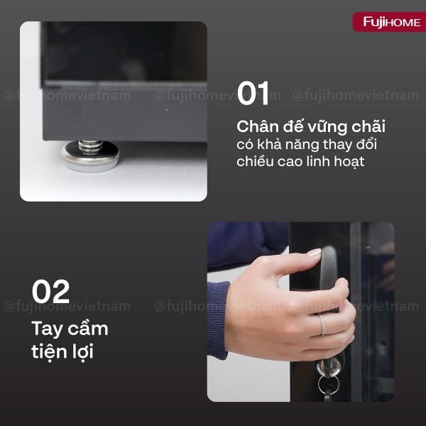 Tủ chống ẩm Fujihome DC-70E 70L – Giải pháp bảo vệ thiết bị tối ưu