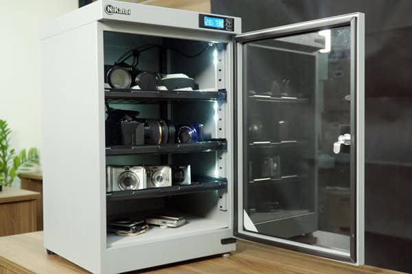 Tủ chống ẩm cao cấp Nikatei NC-80S Siver Plus