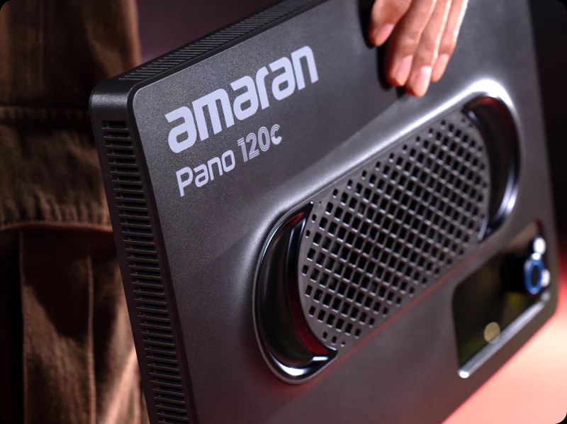 Đèn amaran Pano 120c Kit (Charcoal)