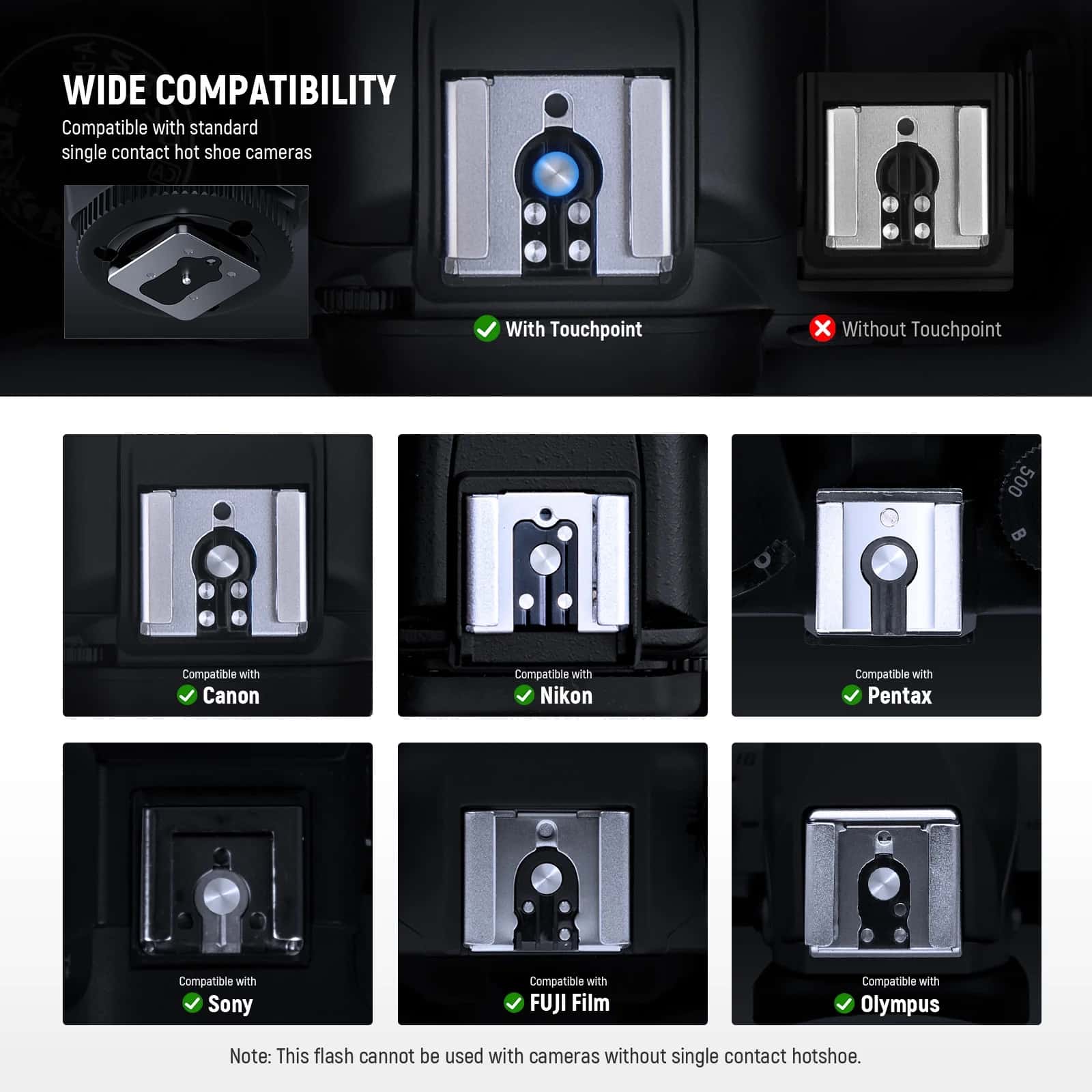 Đèn Flash Máy Ảnh Neewer Z160 Auto & Manual Modes