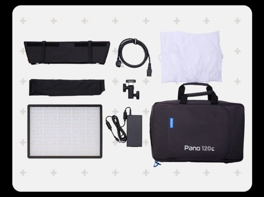 Đèn amaran Pano 120c Kit (Charcoal)