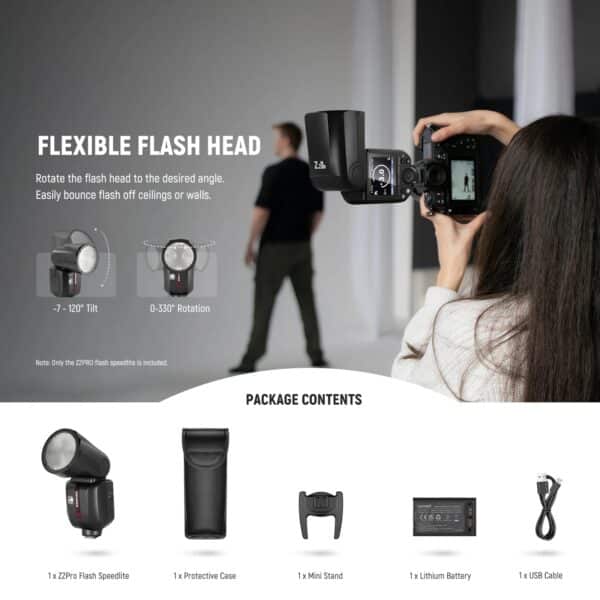 Đèn Flash Máy Ảnh Neewer Z2 Pro 76Ws For Fujifilm