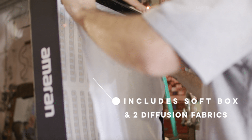 Đèn Vải amaran F22x Bi Color LED Mat (V-Mount, 2 x 2′)