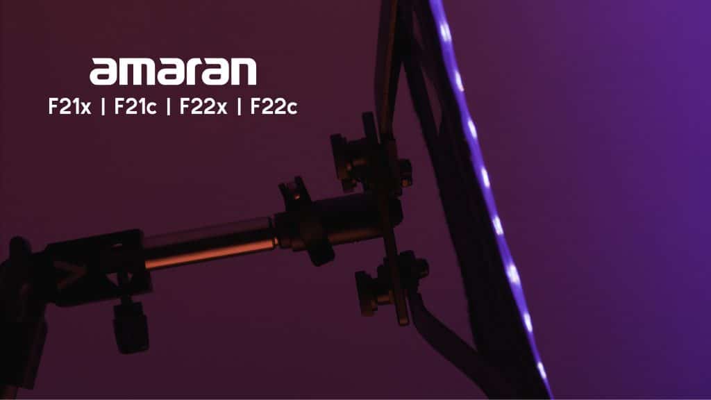 Đèn Vải amaran F22c RGBWW LED Mat (V-Mount, 2 x 2′)