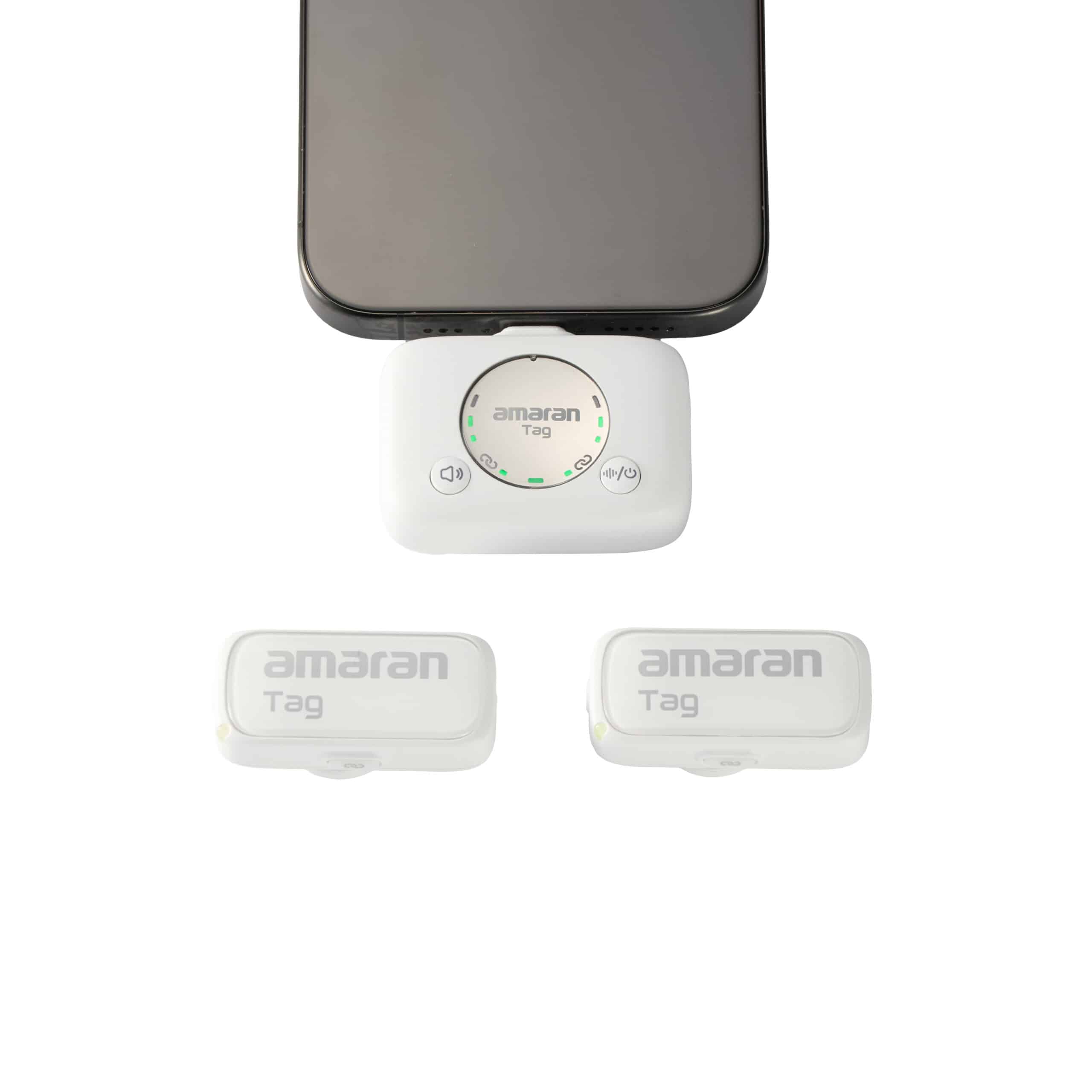 Microphone amaran Tag ( Lightning ) (White)