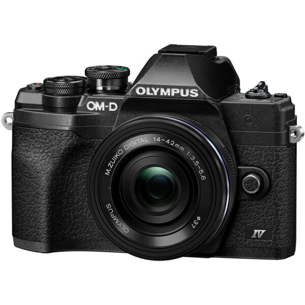 Bộ máy ảnh OM SYSTEM OM-D E-M10 Mark IV kèm ống kính M.Zuiko Digital ED 14-42mm F3.5-5.6 EZ (Black)