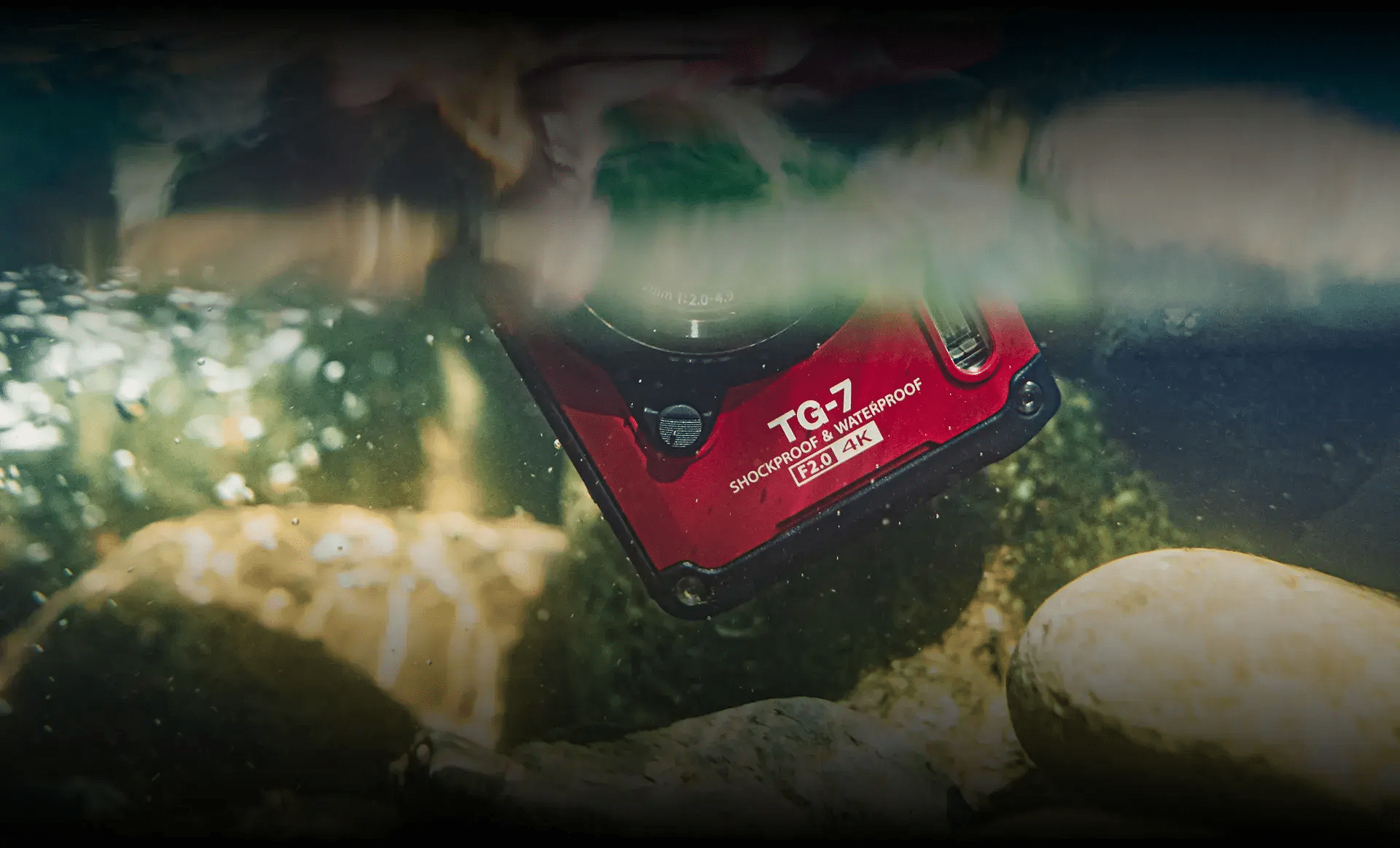 Máy ảnh OM SYSTEM Tough TG-7 (Red)