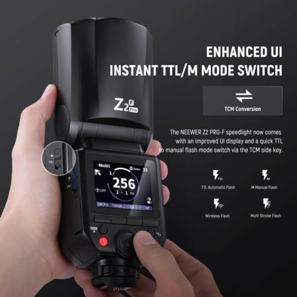 Đèn Flash Máy Ảnh Neewer Z2 Pro 76Ws For Fujifilm
