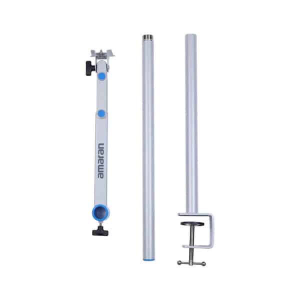 Đế kẹp bàn cho đèn amaran Verge hoặc Verge Max (Silver) | Chính Hãng
