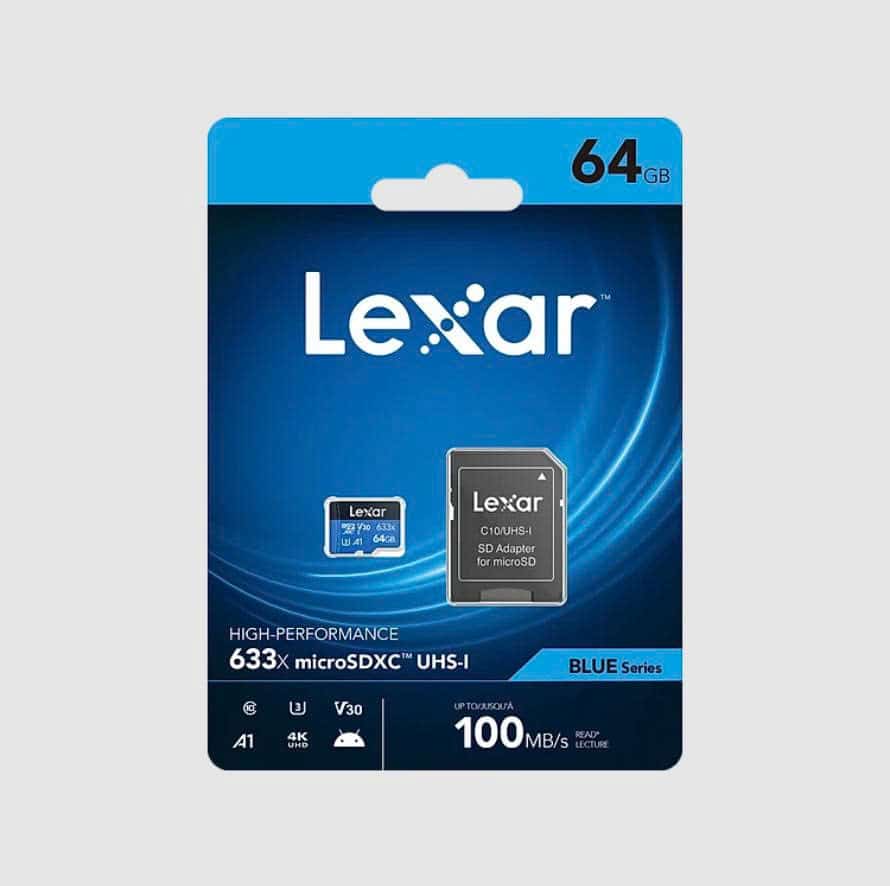 Thẻ nhớ micro SD LEXAR 64G U3 Tốc Độ Cao