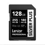 Thẻ nhớ SDXC Lexar Professional Silver Plus UHS-I U3 128GB 255MB/s LSDSIPL128G-BNNNG