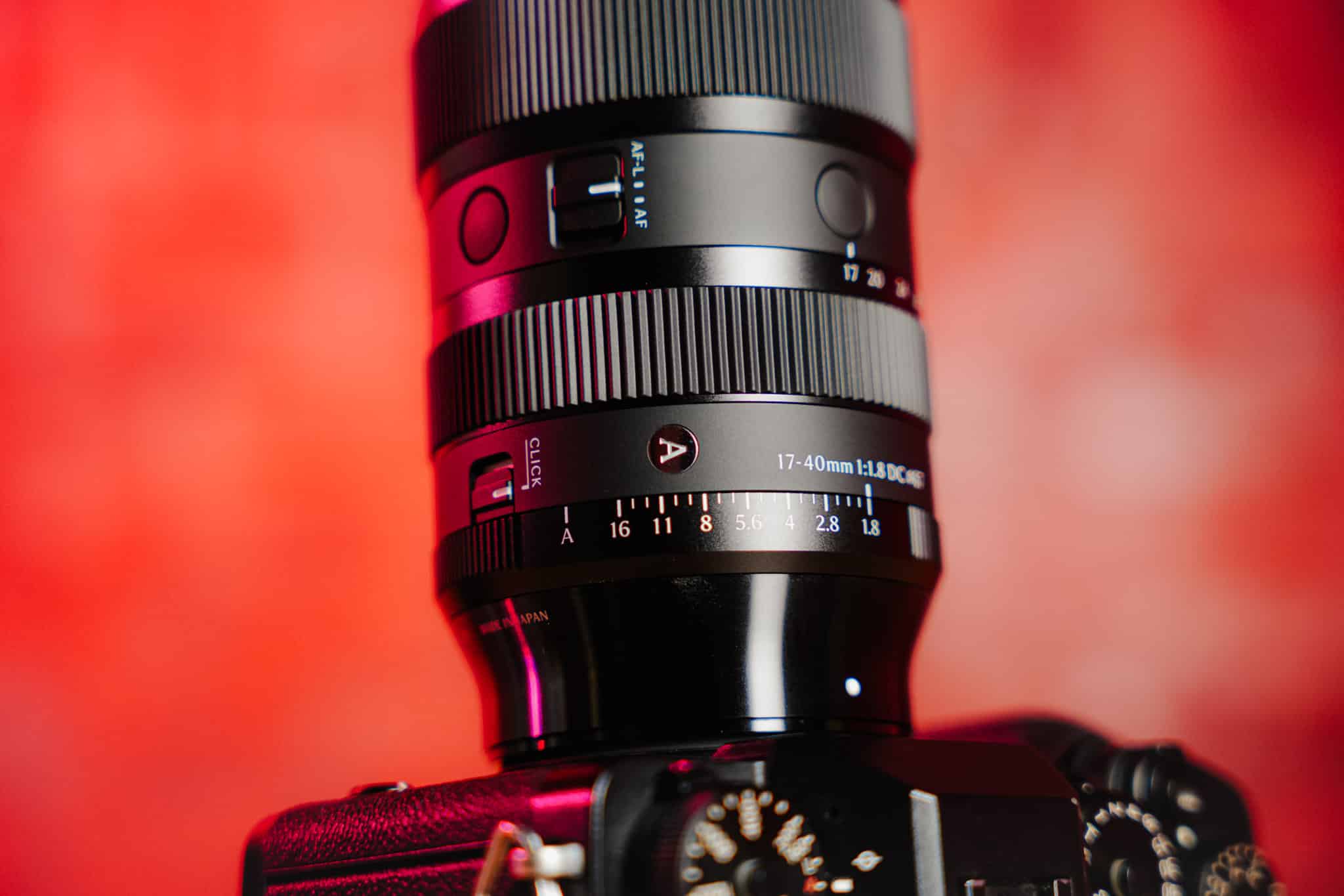 Ống kính Sigma 17-40mm F1.8 DC Art ngàm Fujifilm X