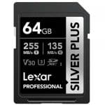 Thẻ nhớ SDXC Lexar Professional UHS-I V30 64GB 255MB/ 135MB/ s