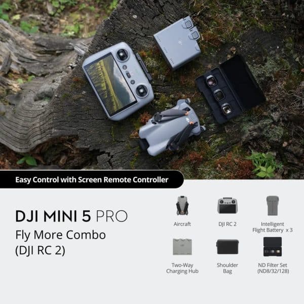 Flycam DJI Mini 5 Pro Fly More Combo (DJI RC 2)