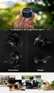 Ống kính Laowa 15mm f/5 Cookie cho cảm biến FF | Chính Hãng