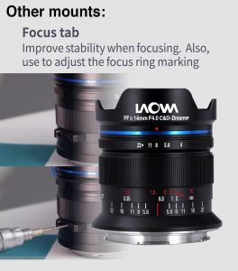 Ống kính Laowa 14mm f/4 FF RL Zero-D | Chính Hãng