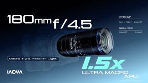 Ống kính LAOWA 180mm f/4.5 1.5X Ultra Macro APO | Chính Hãng